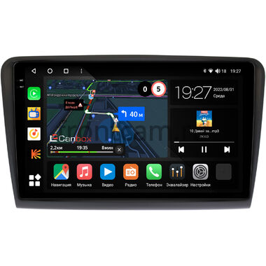 Skoda Superb 2 (B6) 2008-2015 Canbox M-Line 2K 4176-1085 на Android 10 (4G-SIM, 2/32, DSP, QLed)