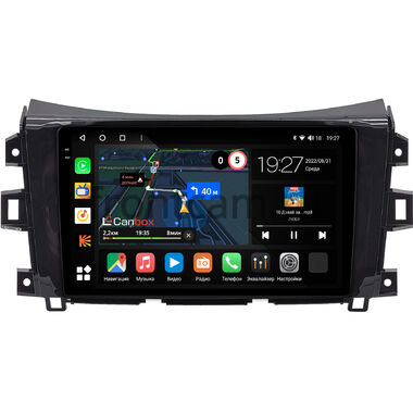 Nissan Navara (Frontier) 4 (D23) 2014-2024 (глянцевая) Canbox M-Line 2K 4177-9-1340 на Android 10 (4G-SIM, 2/32, DSP, QLed)