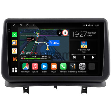 Renault Clio 3 (2005-2014) Canbox M-Line 2K 4177-9-1406 на Android 10 (4G-SIM, 2/32, DSP, QLed)