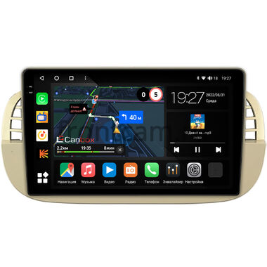 Fiat 500 2 (2007-2015) Canbox M-Line 2K 4177-9-2805 на Android 10 (4G-SIM, 2/32, DSP, QLed)
