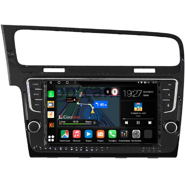 Volkswagen Golf 7 2012-2022 (черная, глянцевая) Canbox M-Line 2K 4177-9-3461 на Android 10 (4G-SIM, 2/32, DSP, QLed)