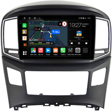 Hyundai H1 2, Grand Starex (2015-2021) (черная) Canbox M-Line 2K 4177-9-604 на Android 10 (4G-SIM, 2/32, DSP, QLed)