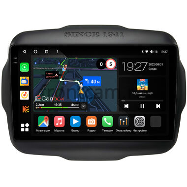 Jeep Renegade (2014-2024) Canbox M-Line 2K 4177-9-629 на Android 10 (4G-SIM, 2/32, DSP, QLed)