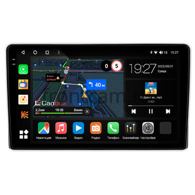 Toyota Hiace (H200) 2004-2024 (черная) Canbox M-Line 2K 4178-10-0317 на Android 10 (4G-SIM, 4/64, DSP, QLed)