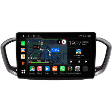 Lada Vesta (NG) 2022-2024 Canbox M-Line 2K 4178-10-2270 на Android 10 (4G-SIM, 4/64, DSP, QLed)