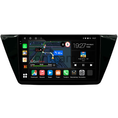 Volkswagen Touran 3 2015-2024 (глянец) Canbox M-Line 2K 4178-10-661 на Android 10 (4G-SIM, 4/64, DSP, QLed)