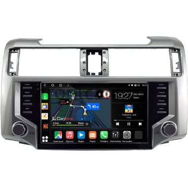 Toyota 4Runner 5 2013-2024 (серебряная, глянцевая) Canbox M-Line 2K 4179-9-2230 на Android 10 (4G-SIM, 4/64, DSP, QLed)