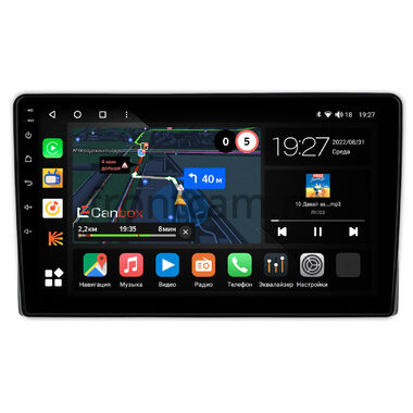 Toyota Hiace (H200) 2004-2024 (черная) Canbox M-Line 4541-10-0317 на Android 10 (4G-SIM, 4/64, DSP, QLed)
