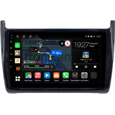 Volkswagen Polo 5 2009-2020 (глянцевая) Canbox M-Line 4542-9-0490 на Android 10 (4G-SIM, 4/64, DSP, QLed)