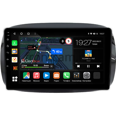 Smart Fortwo 3, Forfour 2 2014-2024 (для авто с цветным экраном) Canbox M-Line 4542-9-0637 на Android 10 (4G-SIM, 4/64, DSP, QLed)