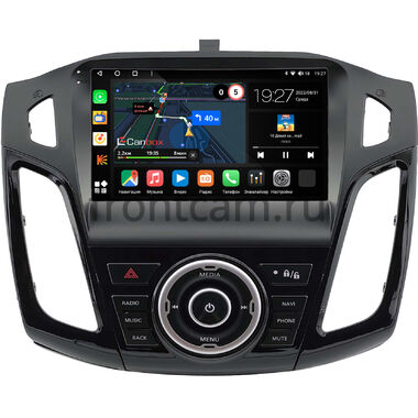 Ford Focus 3 2011-2019 (черная, глянцевая, Тип 2) Canbox M-Line 4542-9-0845 на Android 10 (4G-SIM, 4/64, DSP, QLed)