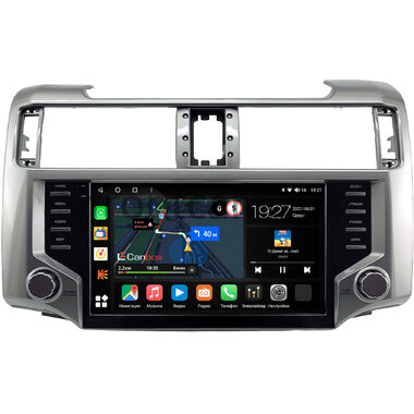 Toyota 4Runner 5 2009-2013 (серебренная, глянцевая) Canbox M-Line 4542-9-2229 на Android 10 (4G-SIM, 4/64, DSP, QLed)