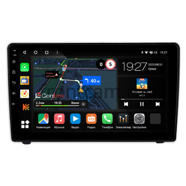 Peugeot 407 2004-2010 (черная, матовая) Canbox M-Line 4542-9-6716 на Android 10 (4G-SIM, 4/64, DSP, QLed)