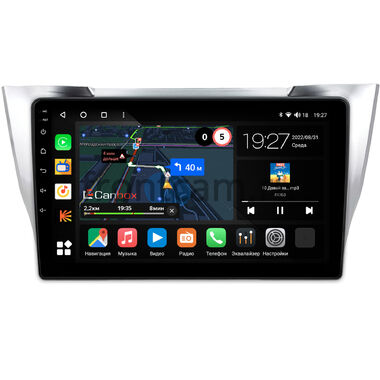 Toyota Harrier 2 (XU30) 2003-2013 (серебряная) Canbox M-Line 4543-10-1473 на Android 10 (4G-SIM, 2/32, DSP, QLed)