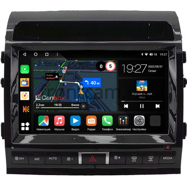 Toyota Land Cruiser 200 2007-2009 (Тип С) Canbox M-Line 4543-10-2147 на Android 10 (4G-SIM, 2/32, DSP, QLed)