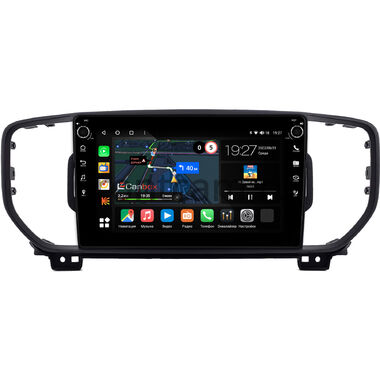 Kia Sportage 4 2015-2018 (черная, для авто без камеры) Canbox M-Line 7801-9-0332 на Android 10 (4G-SIM, 2/32, DSP, IPS) С крутилками