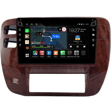 Nissan Patrol (Y61) 1997-2004 (цвет дерево) Canbox M-Line 7801-9-0333 на Android 10 (4G-SIM, 2/32, DSP, IPS) С крутилками