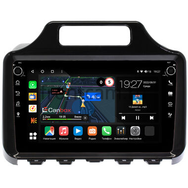 Toyota iQ (2008-2011) (глянцевая) Canbox M-Line 7801-9-0427 на Android 10 (4G-SIM, 2/32, DSP, IPS) С крутилками