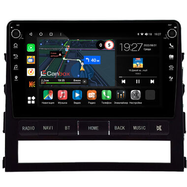 Toyota Land Cruiser 200 2015-2021 Canbox M-Line 7801-9-0445 на Android 10 (4G-SIM, 2/32, DSP, IPS) С крутилками