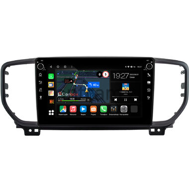 Kia Sportage 4 2018-2022 Canbox M-Line 7801-9-0638 на Android 10 (4G-SIM, 2/32, DSP, IPS) С крутилками (для авто с камерой, черная)