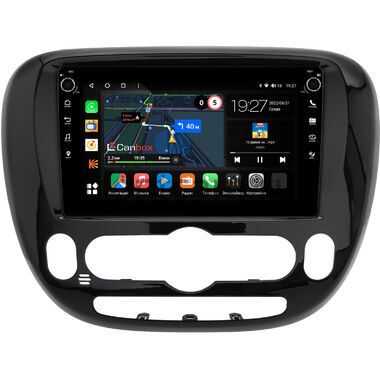 Kia Soul 2 2013-2019 (глянцевая, с климат-контролем, Тип 2) Canbox M-Line 7801-9-0662 на Android 10 (4G-SIM, 2/32, DSP, IPS) С крутилками