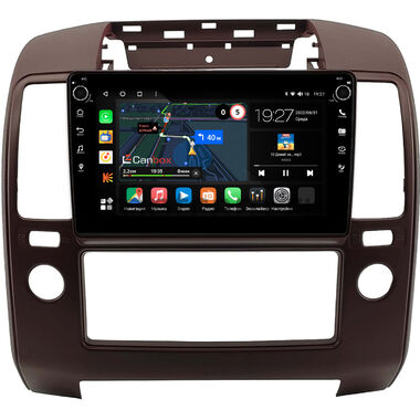 Nissan Navara 3 (D40), Pathfinder 3 2004-2014 (цвет марун) Canbox M-Line 7801-9-0900 на Android 10 (4G-SIM, 2/32, DSP, IPS) С крутилками