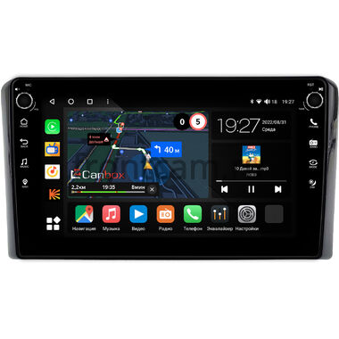 Toyota Prius C (2015-2024) (глянцевая) Canbox M-Line 7801-9-1558 на Android 10 (4G-SIM, 2/32, DSP, IPS) С крутилками