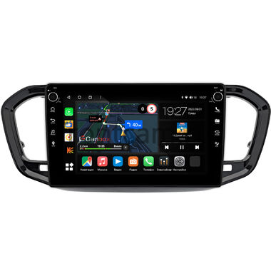 Lada Vesta (NG), Aura 2024-2025 (черный глянец) Canbox M-Line 7801-9-1924 на Android 10 (4G-SIM, 2/32, DSP, IPS) С крутилками