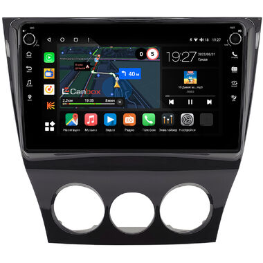 Mazda RX-8 (2008-2012) (глянцевая) Canbox M-Line 7801-9-234 на Android 10 (4G-SIM, 2/32, DSP, IPS) С крутилками