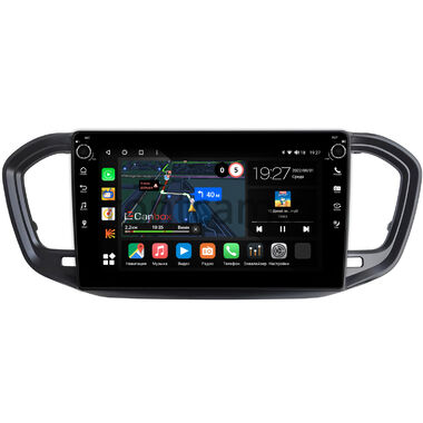 Lada Vesta (NG), Aura 2024-2025 (черная, матовая) Canbox M-Line 7801-9-9820 на Android 10 (4G-SIM, 2/32, DSP, IPS) С крутилками