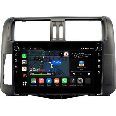 Toyota Land Cruiser Prado 150 2009-2013 (для авто с усилителем) Canbox M-Line 7801-9005 на Android 10 (4G-SIM, 2/32, DSP, IPS) С крутилками