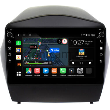 Hyundai ix35, Tucson 2 2009-2015 (для авто без камеры) Canbox M-Line 7801-9088 на Android 10 (4G-SIM, 2/32, DSP, IPS) С крутилками