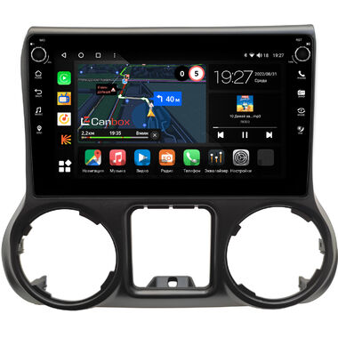 Jeep Wrangler 3 (JK) 2014-2018 Canbox M-Line 7805-10-0010 на Android 10 (4G-SIM, 2/32, DSP, QLed) С крутилками