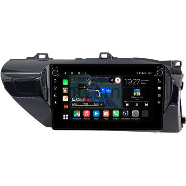 Toyota Hilux 8 (2015-2024) (руль справа) Canbox M-Line 7805-10-0208 на Android 10 (4G-SIM, 2/32, DSP, QLed) С крутилками (для любой комплектации)