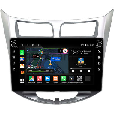 Hyundai Solaris, Accent 4 2010-2019 Canbox M-Line 7805-10-0453 на Android 10 (4G-SIM, 2/32, DSP, QLed) С крутилками