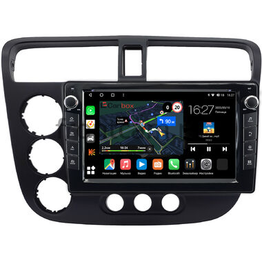 Honda Civic 7 (2000-2006) (с климат-контролем, левый руль) Canbox M-Line 7821-9-0174 Android 10 (4G-SIM, 2/32, DSP, IPS) С крутилками