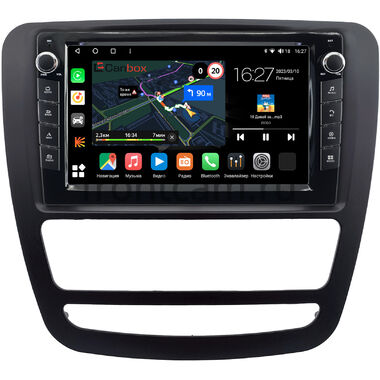 JAC T6 (2015-2024) (черная) Canbox M-Line 7821-9-0550 на Android 10 (4G-SIM, 2/32, DSP, IPS) С крутилками