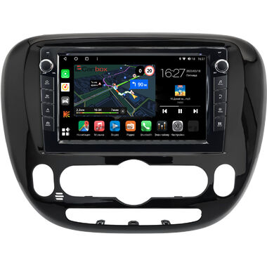 Kia Soul 2 2013-2019 (глянцевая, с климат-контролем, Тип 2) Canbox M-Line 7821-9-0662 на Android 10 (4G-SIM, 2/32, DSP, IPS) С крутилками