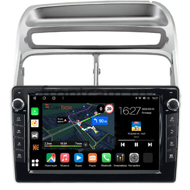 Fiat Linea 2006-2018 (серебряная) Canbox M-Line 7821-9-1461 Android 10 (4G-SIM, 2/32, DSP, IPS) С крутилками