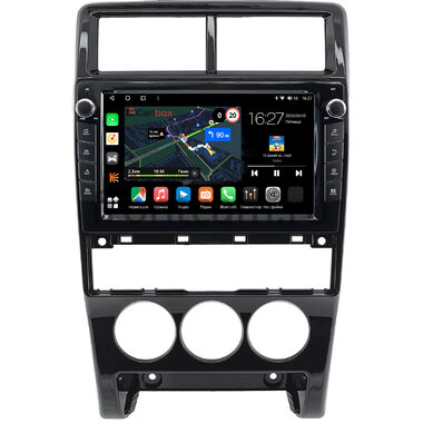 Lada Priora 2013-2018 (черная, глянцевая) Canbox M-Line 7821-9-1610 на Android 10 (4G-SIM, 2/32, DSP, IPS) С крутилками