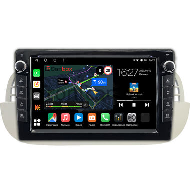 Fiat 500 2 2007-2015 Canbox M-Line 7821-9-2805 на Android 10 (4G-SIM, 2/32, DSP, IPS) С крутилками