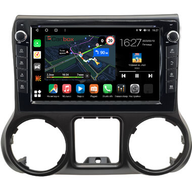 Jeep Wrangler 3 (JK) 2014-2018 Canbox M-Line 7825-10-0010 на Android 10 (4G-SIM, 2/32, DSP, QLed) С крутилками