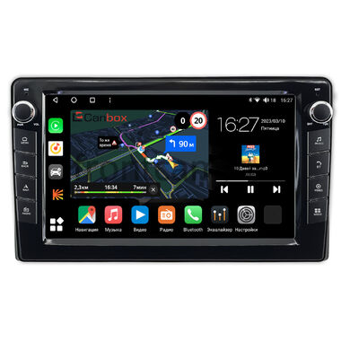 Toyota Hiace (H200) 2004-2024 (черная) Canbox M-Line 7825-10-0317 на Android 10 (4G-SIM, 2/32, DSP, QLed) С крутилками