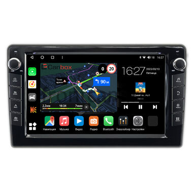 Toyota Hiace (H200) 2010-2026 (правый руль, широкий кузов авто) Canbox M-Line 7825-10-1377 на Android 10 (4G-SIM, 2/32, DSP, QLed) С крутилками