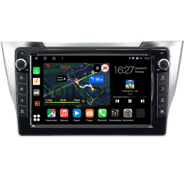 Lexus RX 300, RX 330, RX 350, RX 400h 2003-2009 (серебряная) Canbox M-Line 7825-10-1473 на Android 10 (4G-SIM, 2/32, DSP, QLed) С крутилками