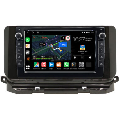 Skoda Octavia A8 2019-2024 Canbox M-Line 7825-10-1591 на Android 10 (4G-SIM, 2/32, DSP, QLed) С крутилками