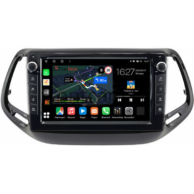 Jeep Compass 2 (2017-2024) Canbox M-Line 7825-10-3500 на Android 10 (4G-SIM, 2/32, DSP, QLed) С крутилками