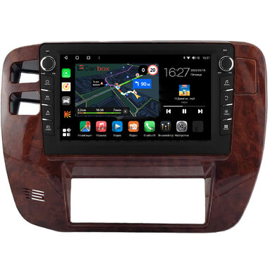 Nissan Patrol (Y61) 1997-2004 (цвет дерево) Canbox M-Line 7831-9-0333 на Android 10 (4G-SIM, 2/32, DSP, IPS) С крутилками