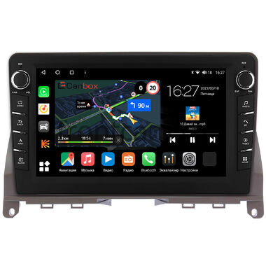 Mercedes-Benz C (w204) 2006-2011 (коричневая) Canbox M-Line 7831-9-0542 на Android 10 (4G-SIM, 2/32, DSP, IPS) С крутилками