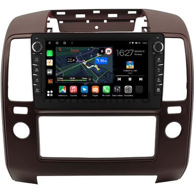 Nissan Navara 3 (D40), Pathfinder 3 2004-2014 (цвет марун) Canbox M-Line 7831-9-0900 на Android 10 (4G-SIM, 2/32, DSP, IPS) С крутилками